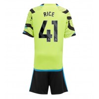 Camisa de Futebol Arsenal Declan Rice #41 Equipamento Secundário Infantil 2023-24 Manga Curta (+ Calças curtas)